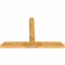 Ekena Millwork Portland Rough Sawn Timber Gable Bracket, Western Red Cedar, 72"W x 48"H x 4"D x 6"F, 16/12 Pitch GBW072X48X0406POR00RWR - alternate 4